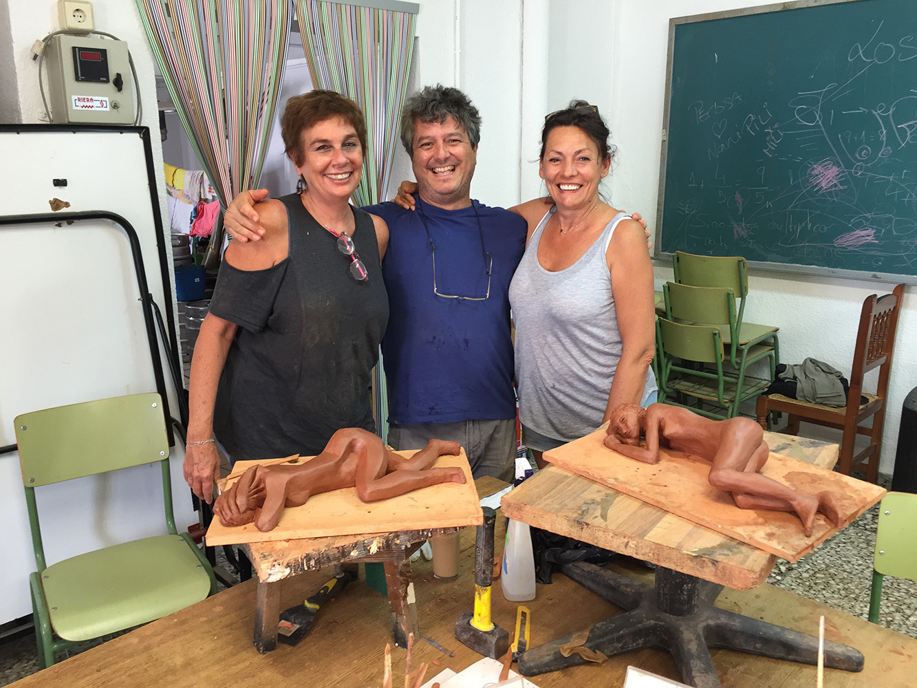 Los cursos de escultura  en La Isleta seguimos con buenos resultados